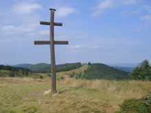 Das Gipfelkreuz vom Berg Javornik