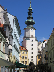 Das letzte erhaltene Stadtor von Bratislava - das Michaelstor