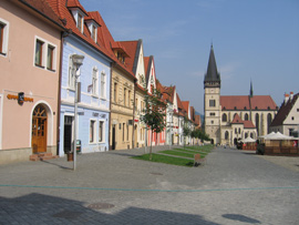 Rathausplatz von Bardejov (Bartfeld)