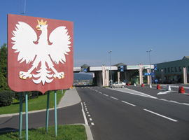 Grenzübergang zwischen Polen und der Slowakei am Dukla-Pass