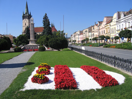 Ansicht von Preov (Eperies bzw. Preschau) in der Slowakei