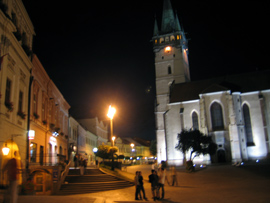 St. Nikolaus-Kirche in Presov (Eperies) im Osten der Slowakei
