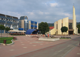Stadt-Zentrum von Svidnik