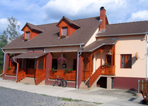 Unsere Unterkunft, die Bagolvár Fogadó in  Kelemér 