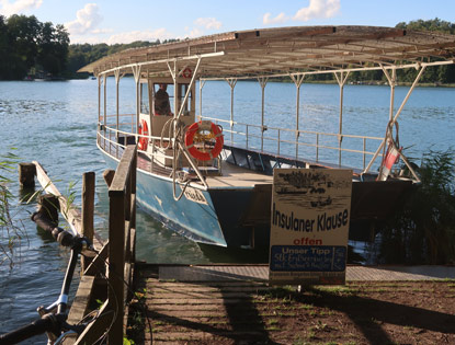 Personenf�hre Frieda  auf dem Liepnitzsee