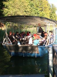 Der Personen-Fährhafen auf dem Liepnitzsee
