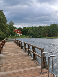 Badeanstalt am Obersee bei Lanke