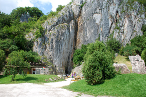 Eingang zur Baradlahöhle beim Ort Aggtelek
