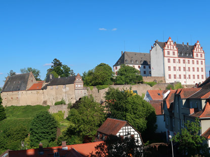 Lichtenberger Schloss vom Bollwerk aus gesehen