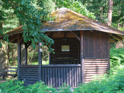 Alemannenweg: Schutzhütte am Galgen bei Ober-Kainsbach