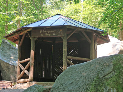 Alemannenweg Schutzhütte Grieshammer Ruhe aus dem Jahr 1971