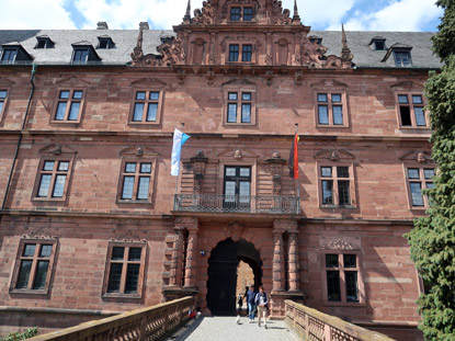 Eingang in das SchlossJohannisburg in ASCHAFFENBURG