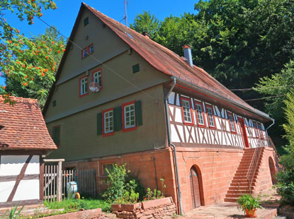Das Forsthaus von Dürr-Ellenbach im Odenwald