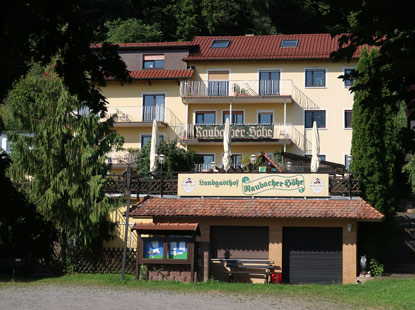 Ausflugsziel im Odenwald:  Landgasthof Raubacher Höhe in Raubach (Oberzent)