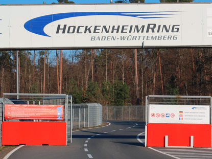 Hockenheimring liegt 500 m abseits vom Wanderweg Aschaffenburg-Speyer