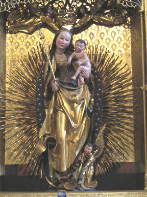 Goldene Maria, Teil des Wandaltars in der Dreifaltigkeitskirche zu Görlitz