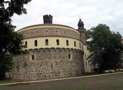 In der Kaisertrutz von Görlitz, eine Festung von 1490 zum Schutz des westlichen Stadttores. 