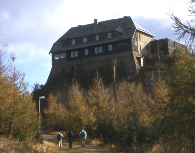 Berggasthof "Hochwaldbaude" 749 m im Zittauer Gebirge
