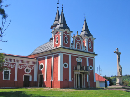 Die von den Jesuiten gegeründete Wallfahrtskirche Kalvaria bei Presov, Slowakei