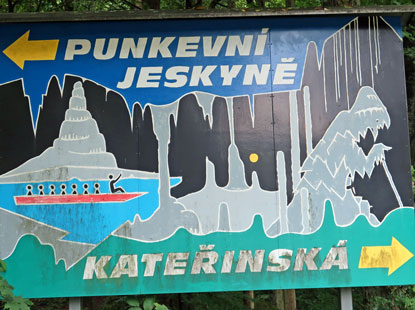Vom Hotel Skalny Mlyn ist die Kateřinsk jeskyn (Katharinen-Hhle) nur wenige Meter entfernt.