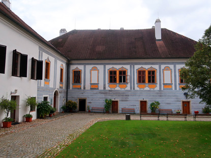 Das Abteihaus im Kloster Zlat Koruna (Goldkron)