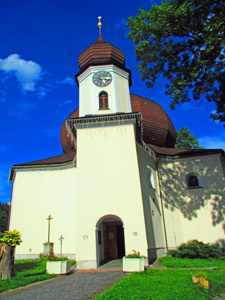 Kirche in elezn Ruda, deutsch  Markt Eisenstein