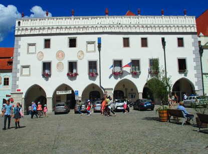 Rathaus aus dem Jahre 1580 in Krummau
