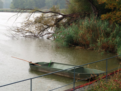 Heute fhrt kein Boot mehr auf den Pilsk Rybnk (See) hinaus.