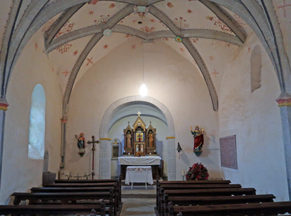 Berndorf, Im Inneren der Wehrkirche