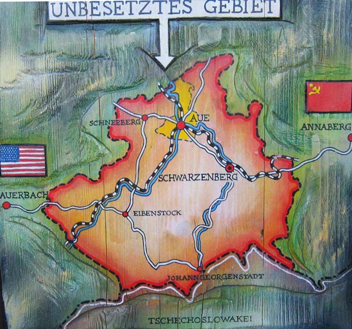 Landkarte von der Republik Schwarzenberg