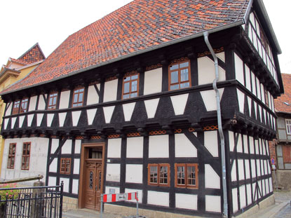 In Quedlinburg stehen noch 1.200 Fachwerkhäuser