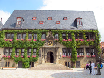 Das im Renaissancestil erbaute Quedlinburger Rathaus
