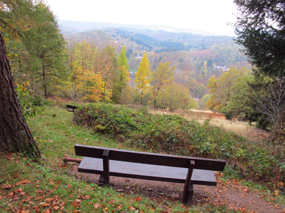 Aussichtspunkt Körnigs Ecke oberhalb von Lerbach