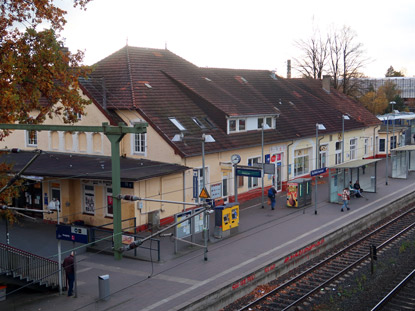 Heidschnuckenweg: Bahnhof von Buchholz in der Nordeifel