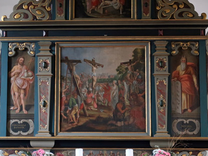 Altar der St. Magdalenen Kirche in Undeloh