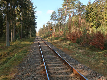 Bahnlinie Lüneburg Soltau durch den Luhegrund