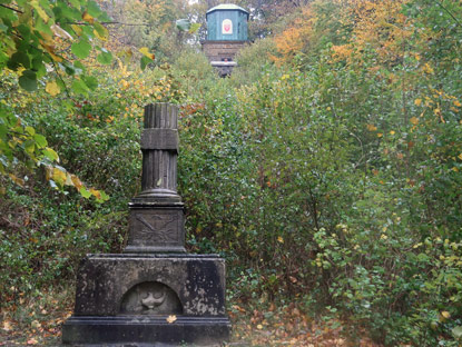 Hagedorn Denkmal in Halle. 