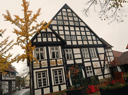 Haus Brune in der Bahnhofstra�e von Halle