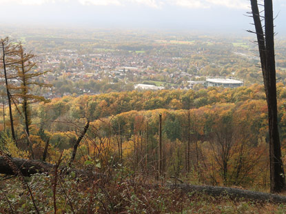 Blick von der  Gro�en Egge auf Halle