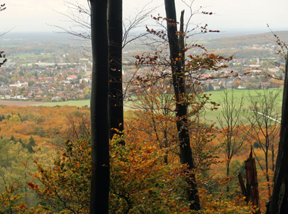 Blick vom Hermannsweg nach Dissen in Niedersachsen