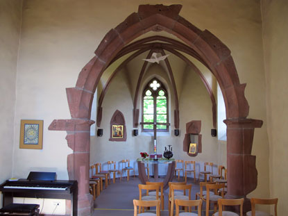 Innenraum der Michaelskapelle 