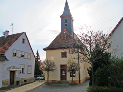 Sankt Jakobuskirche (1437) in Eichelberg zählt zu den ältesten Dorfkirchen im Kraichgau.