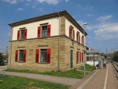 Bahnhof von Flehingen