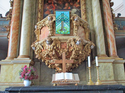 Der Altar der Schlosskirche von Weilburg