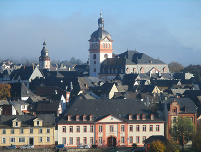 Blick auf Weilburg von Hauseley