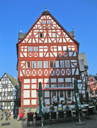 Fachwerkhaus in der Altstadt von Limburg