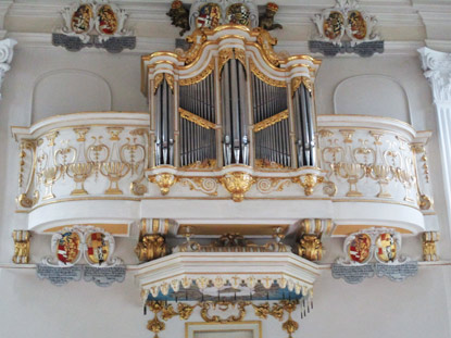 Orgel in der Hauskapelle vom Schloss Oranienstein