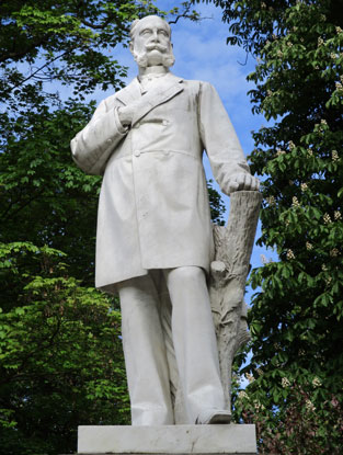 Kaiser Wilhelm I Denkmal im Kurpark von Bad Ems