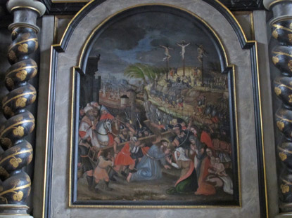 Bildnis im Innenflügel des Altars