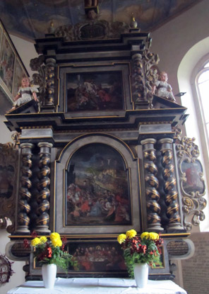 Der Flügelaltar in der Bauernbarockkirche (1521)